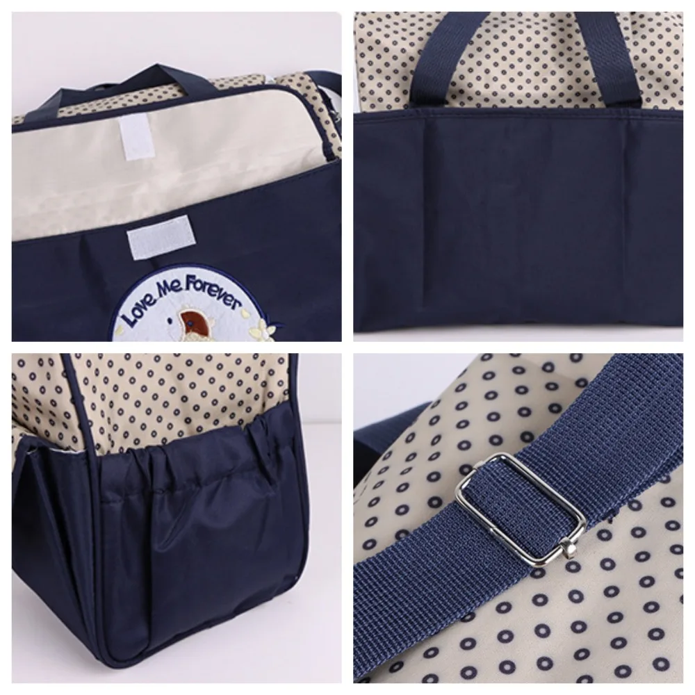 Portable Storage Baby Diaper Bag Multifunctional Crossbody Mommy Maternity Packs Handbag Canvas Baby Stuff Nappy Bags Baby Care