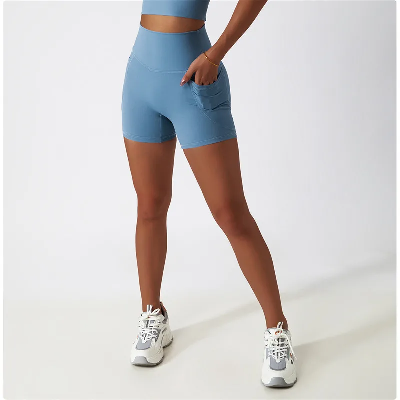 Solid Color Seamless Women Yoga Set Fitness Bra Crop Top Tights Sexy Yoga High Waist Leggings And Sports Short Can Matched Suits
