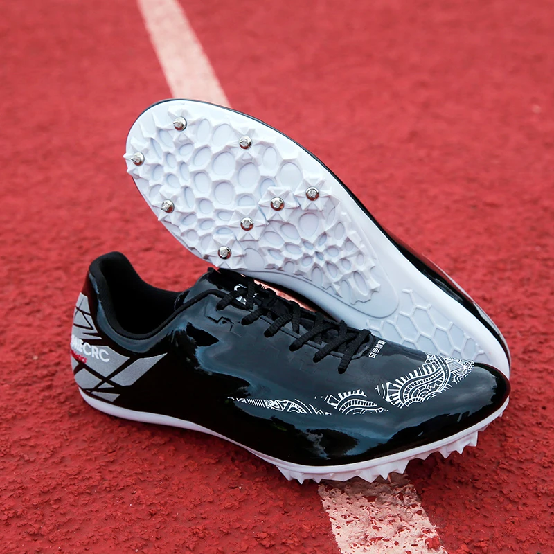 New Stylish Men High Jump Sprint Spikes Shoes Professional Womens Track & Field Short Running Race Sneakers Teenager Long Jump