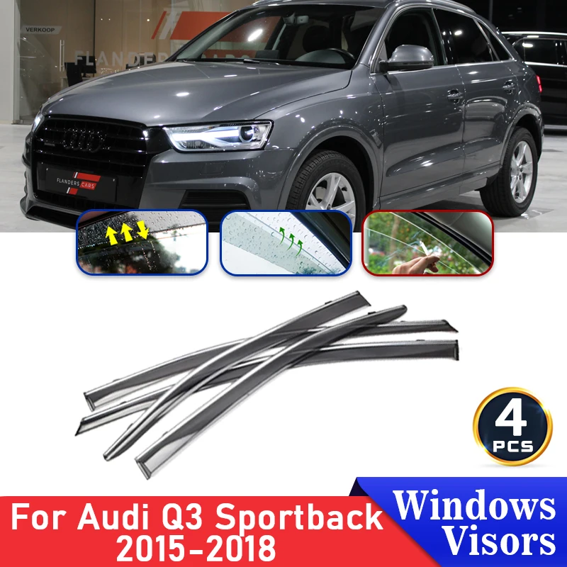 ClimAir Windabweiser (mit ABE) Vorne Für Audi Q3, Typ 8U, Bj. 2011-2018