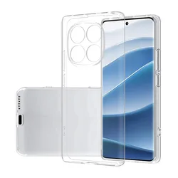 Slim Soft TPU Clear Phone Case for Xiaomi Redmi Note 14 Pro+ Global Version (Transparent)
