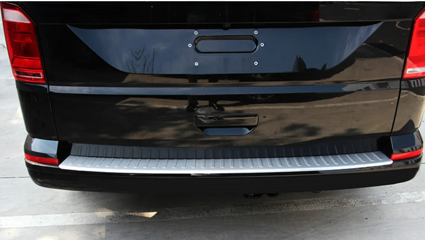 Zwart-Chroom RVS Bumper Beschermer Passend Voor VW Transporter T5 2003 2015 Alle T6 2015 M