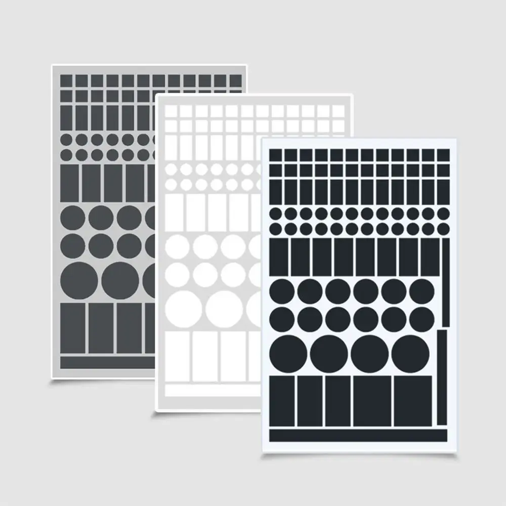 Light Dimming Stickers Led Light Blocking Stickers Shading Avoid Glare Blackout Black Color Led Filters Dimming Sheets led cover stickers