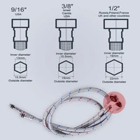 Universal หมุนสีดําท่อก๊อกน้ําห้องครัวก๊อกน้ําอ่างล้างจานอ่างล้างจานแตะติดตั้งดาดฟ้าห้องน้ําร้อนและเย็น Mixer Crane 6