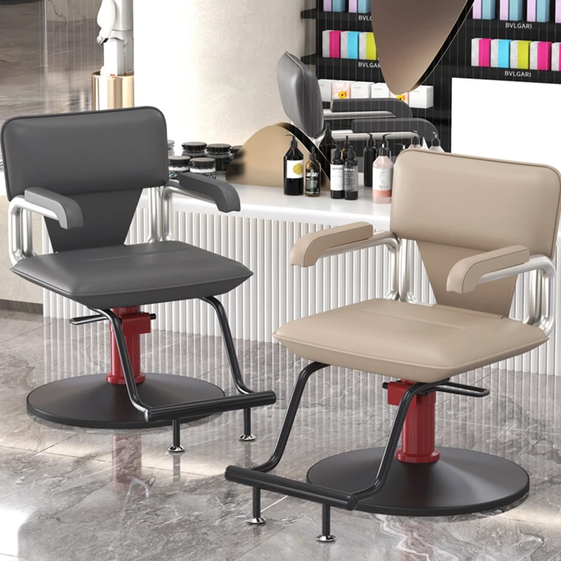 

High End Makeup Barber Chair Pedicure Salon Vanity Barbershop Hairdressing Luxury Swivel Silla Giratoria Salon Furniture XR50XY