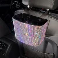 Car Net Pocket Handbag Holder Multi-functional Large Seat Back Travel Caddy Bag Suitable for Storing Various Things 1