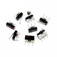 20/100/1000Pcs 3Pin Micro Limit Switch SPDT Momentary Push Button Switch 1A/125V Mouse Switch with Handle Roller - Image 2