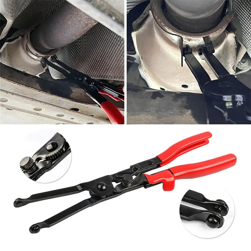 

Car Exhaust Pipe C Clamp Removal Plier Spreading Plier Retrofit Tool Special Plier Demolition Auto Repair X3I6