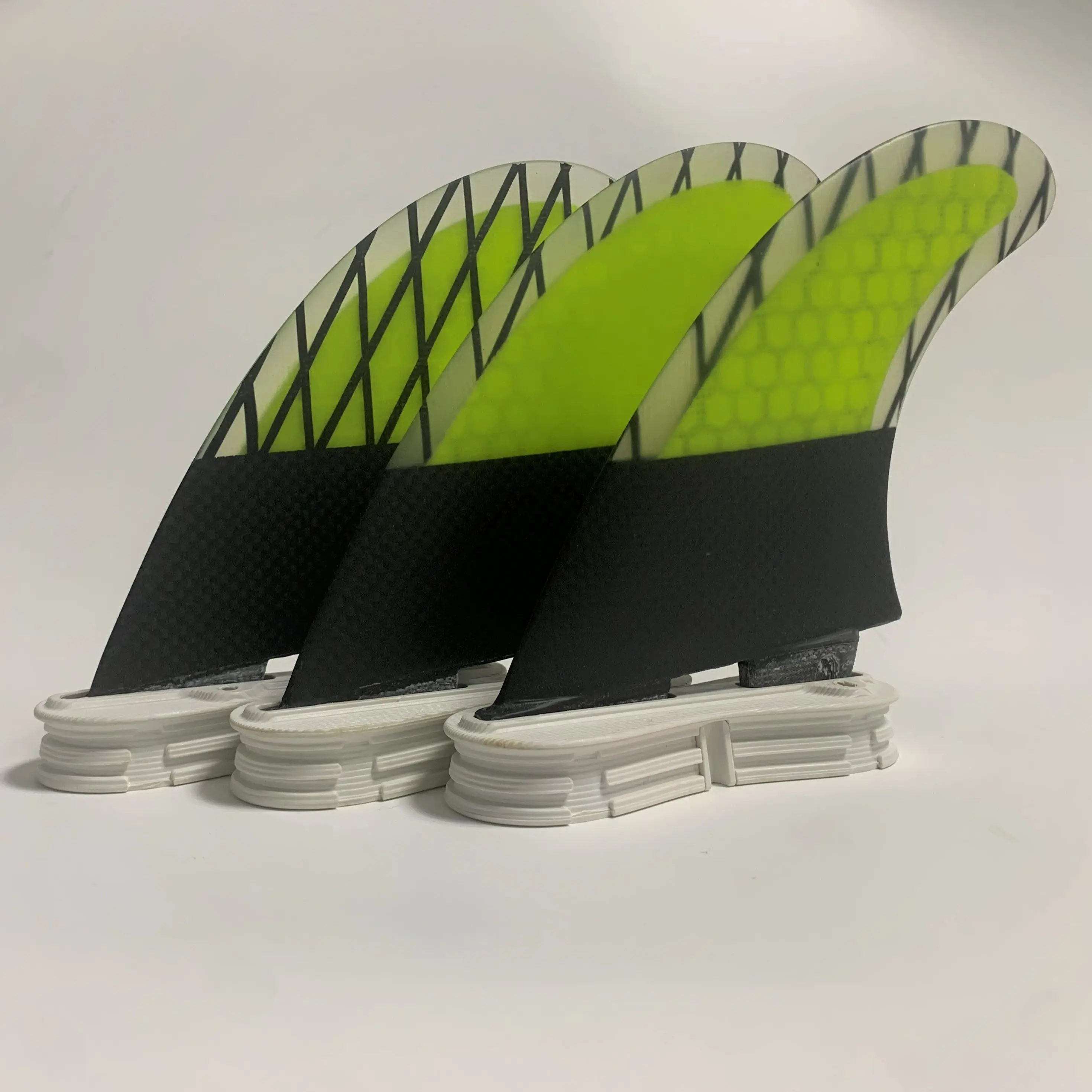 RISECE FCS 2 Blue Carbon Fiber Twin Tab II Base Surfboard Fins Carbon Line Double Tabs 2 Surfboard Fin G3 Twin Tabs ii Fins