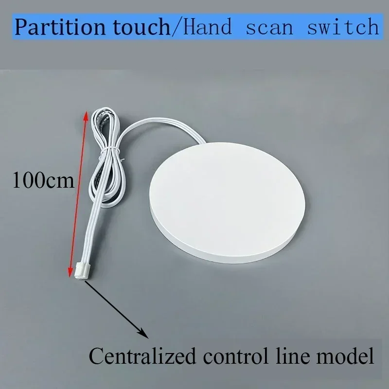 Dimmable large partition touch 80mm Wood Panel Sensor Switch LED Touch Sensor 12V 24V Light Control Touch Switch Dimmer