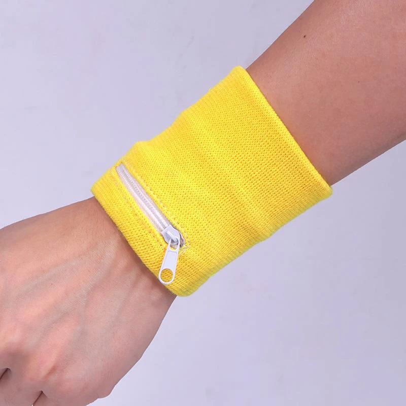 Sport-Armband mit Reißverschlusstasche, Lauf-Sport-Armbandtasche für MP3, Schlüssel, Karten, Aufbewahrungstasche, Basketball-Schweißbänder, Armbandtaschen – Detail 10