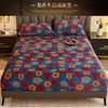 WASART Soft warm velvet elastic fitted sheet mattress protector cover winter couple luxury double bed bedsheet queen king size 6