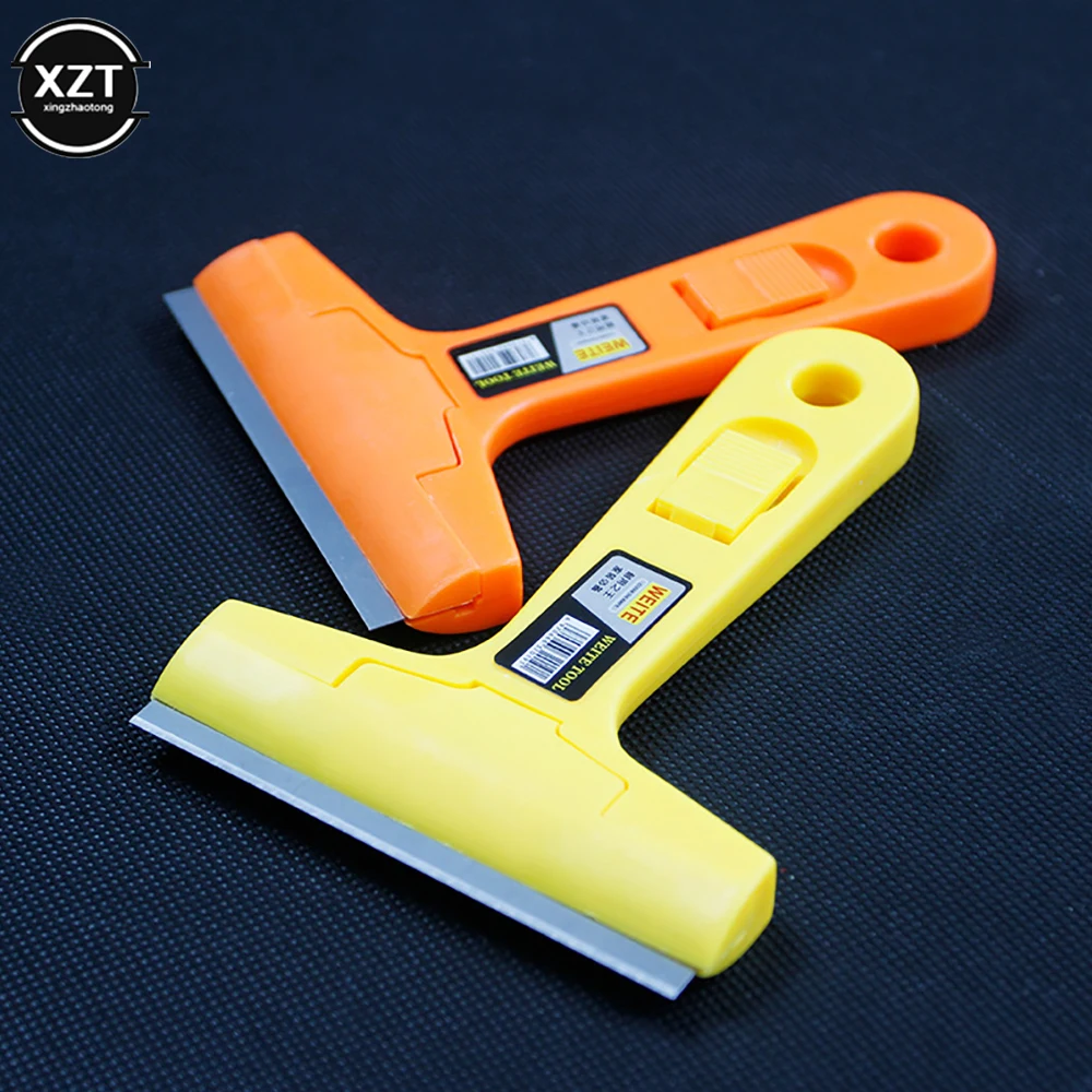 Portable Window Glass Cleaning Blade Floor Scraper Gap Cleaning Blade Glue Remover Multi-functional Plastic Hand Tool