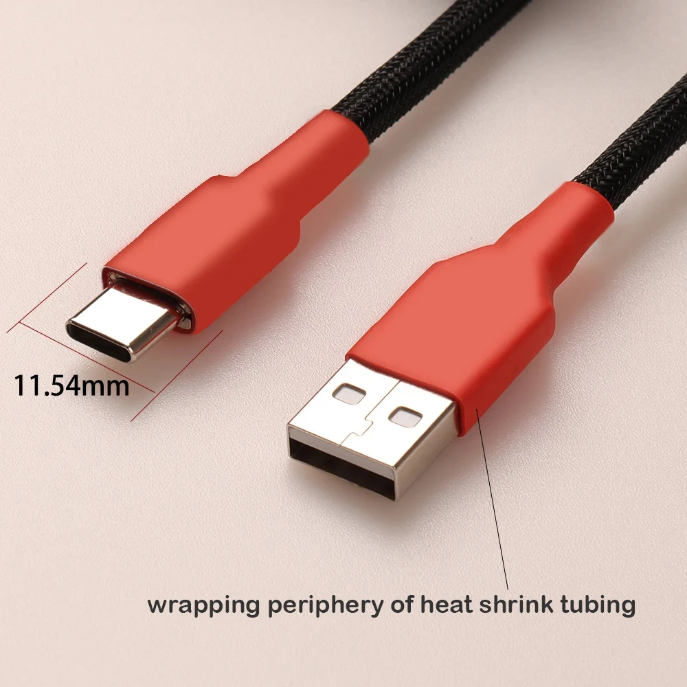 Enrolado Aviador Cabo Gx16 Usb c Teclado Cabo Espiral pc Desk Acessórios Conector para pc - Imagem 2