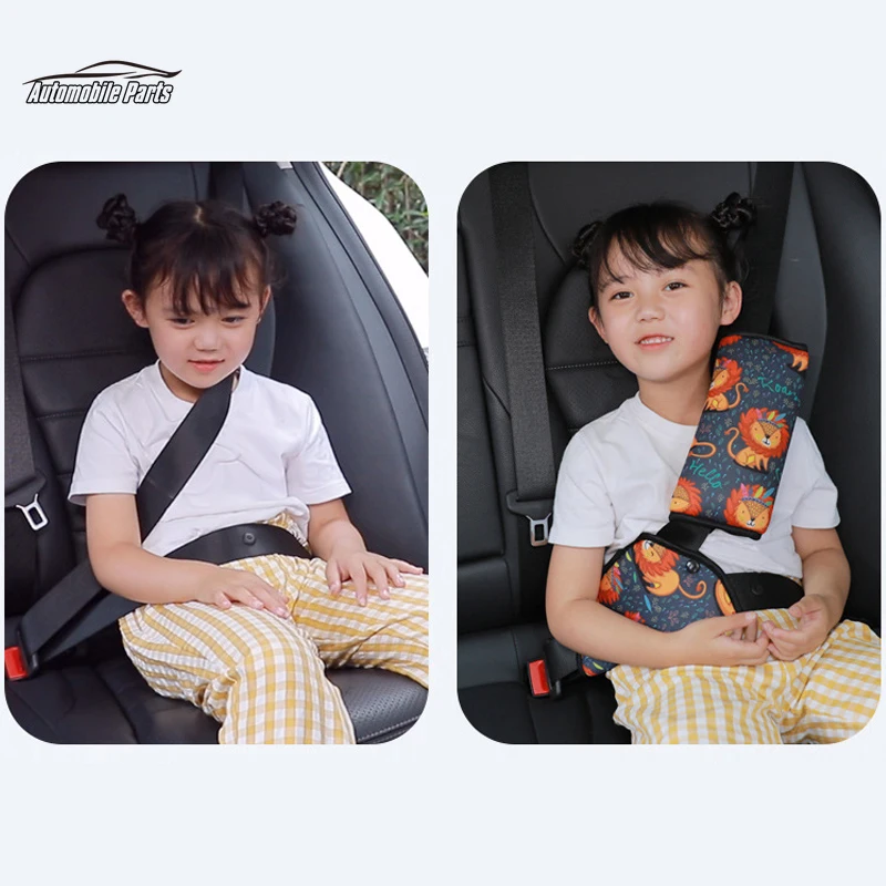 Car Seat Belt Adjustment Holder Seatbelt Padding Cover for Baby Child Kids Anti-Neck Safety Shoulder Positioner Shoulder Pad Kit