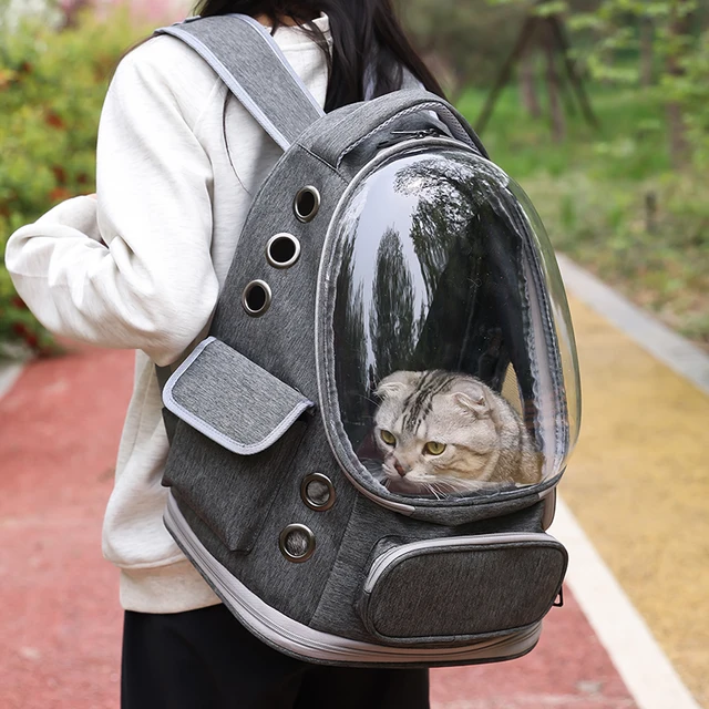 Pet Backpack Portable Travel Backpack Dogs and Cats Travel Portable Back Bag  Large capacity, Pet Carrier Bag for Cats and Dogs