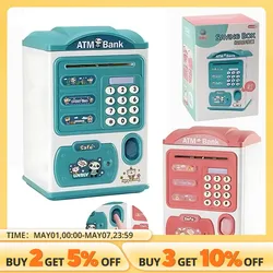 Electronic Bank Safe Box Money Boxes For Children Digital Coins Cash Saving Safe Deposit Mini ATM Machine Toys Kids Gift