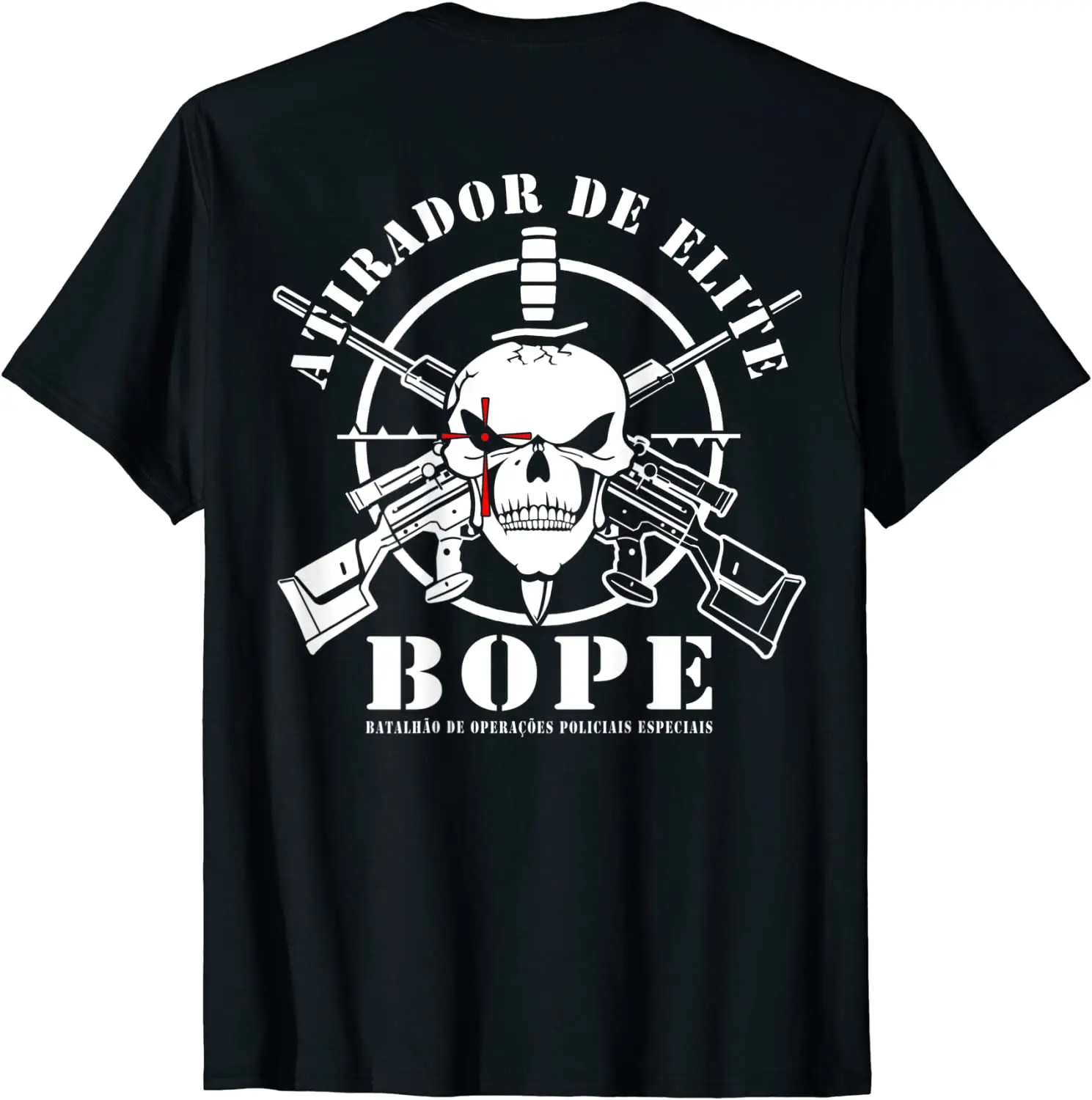 

BOPE Sniper Team Atirador De Elite Brazil Military Men T-Shirt Short Sleeve Casual Cotton O-Neck Summer TShirt