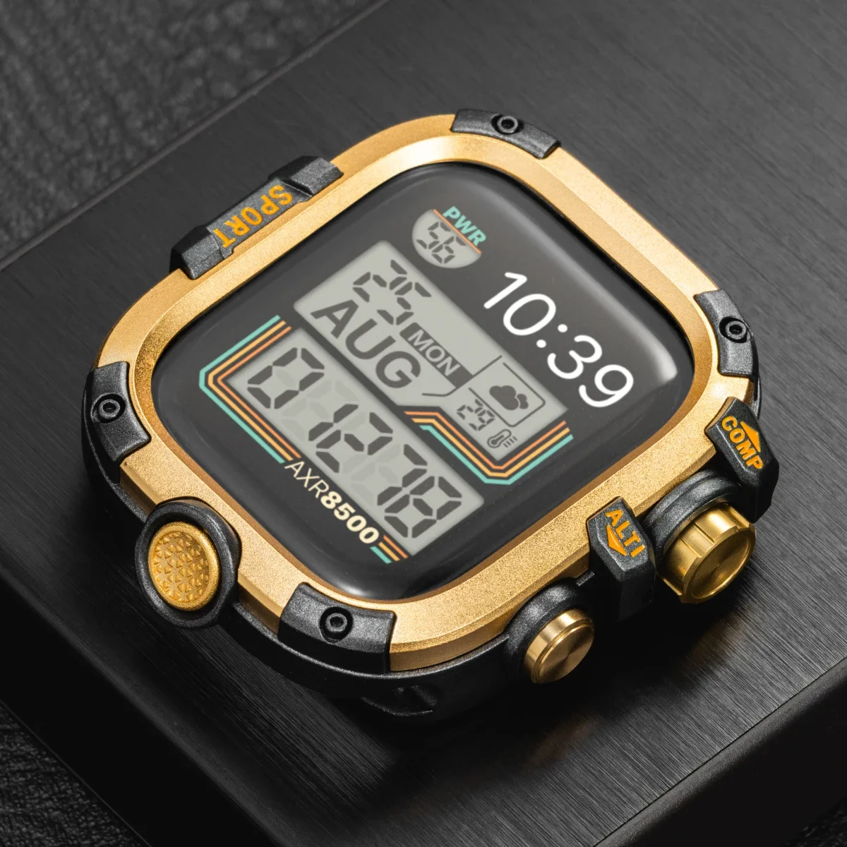 Durable Waterproof Metal+PC Bumper Case with Protective Film