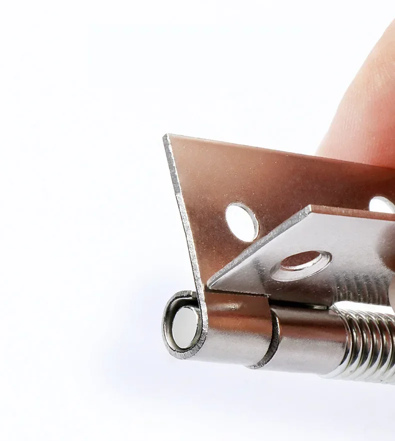 Description Picture 6 of itemDoor Hinges Cross Hinge Automatic Rebound Cabinet Cupboard Window Cabinet Jewelry Box with Spring Furniture Repair Hardware