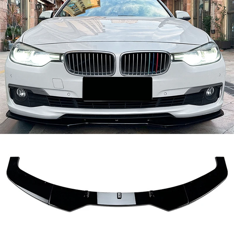 

For BMW F30 F31 F35 316i 318i 320i 328i 330i 335i 340i Sedan Base 2012-2019 Car Front Bumper Lip Lower Spoiler Splitter Bodykits