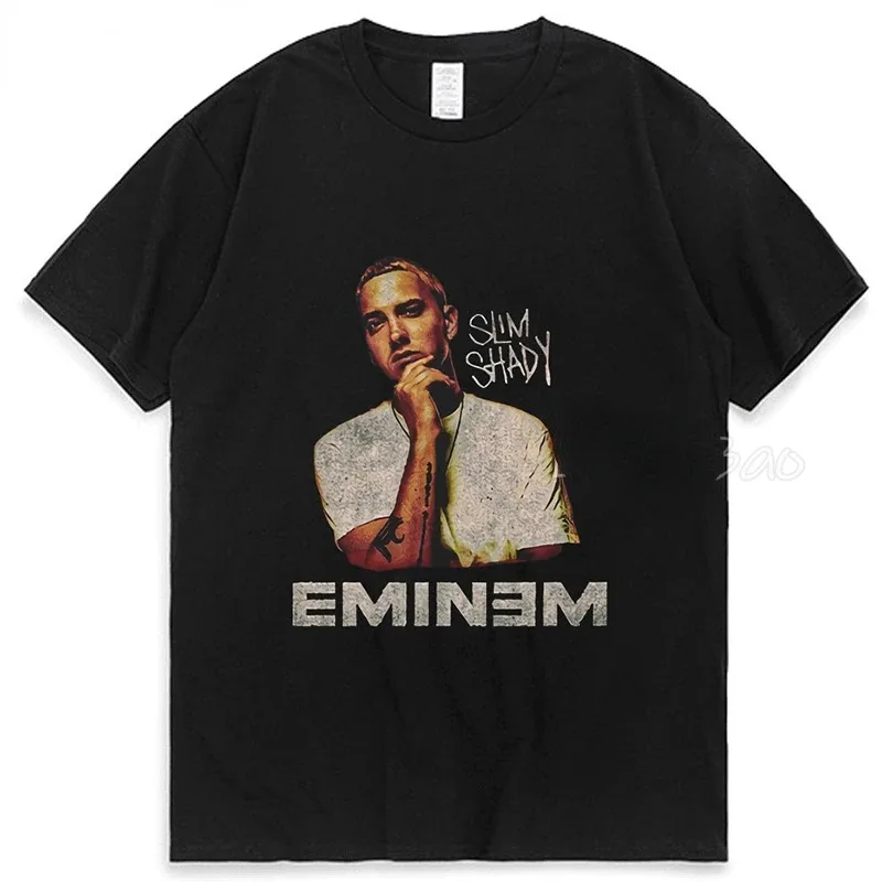 

Summer Men's Cotton T-Shirt 1999 Eminem Slim Shady Men's Clothing Top Casual Hip Hop T-Shirt Harajuku Women's T-Shirt Clothing