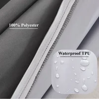 100% Waterproof Mattress Cover with Zipper 6-Sides All-inclusive Mattress Protector Fitted Sheet Bed Cover Twin Queen King 4