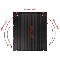 Kit de panneaux solaires 300W, cellule solaire Flexible 18V, étanche, chargeur haute puissance pour la maison, Camping en plein air, Yacht, camping-car, voiture, bateau RV 2