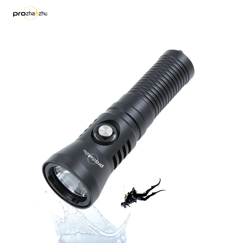 

IP68 Underwater LED Diving Flashlight 21700 Rechargeable IP68 Waterproof 100M Aluminum 1200 Lumen