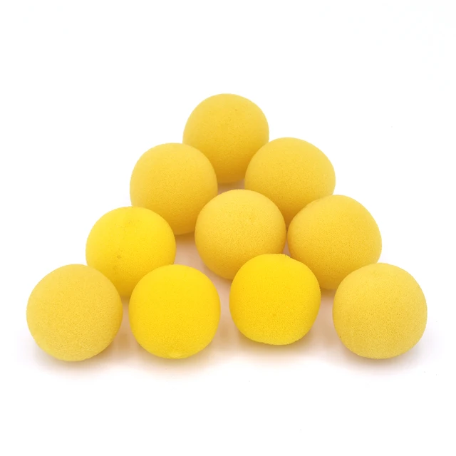 10pcs 4.5cm Adorable Red Ball Super Soft Sponge Balls For Magic
