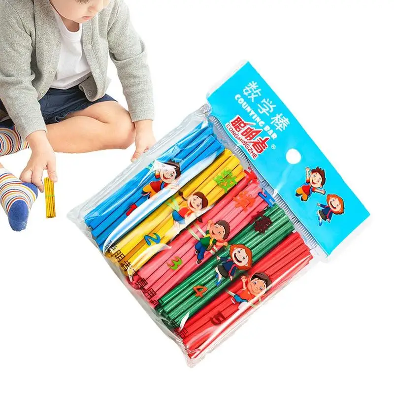 

Counting Sticks Wooden Counting Number Sticks 100 Pcs Montessori Number Counting Rods Math Educational Toy For Kids Learning