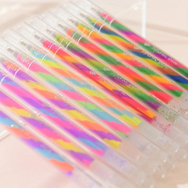 Glitter Gel Highlighter Pens 4