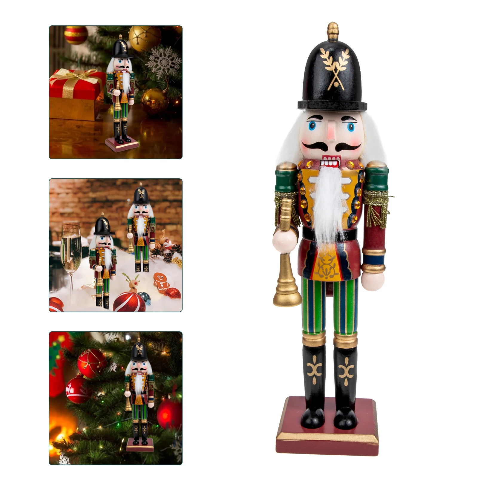 

Wooden Christmas Nutcracker Desktop Gifts For Stocking Stuffers Calendar Advent Nutcrackers Xmas Ornament Inflatable Toddler