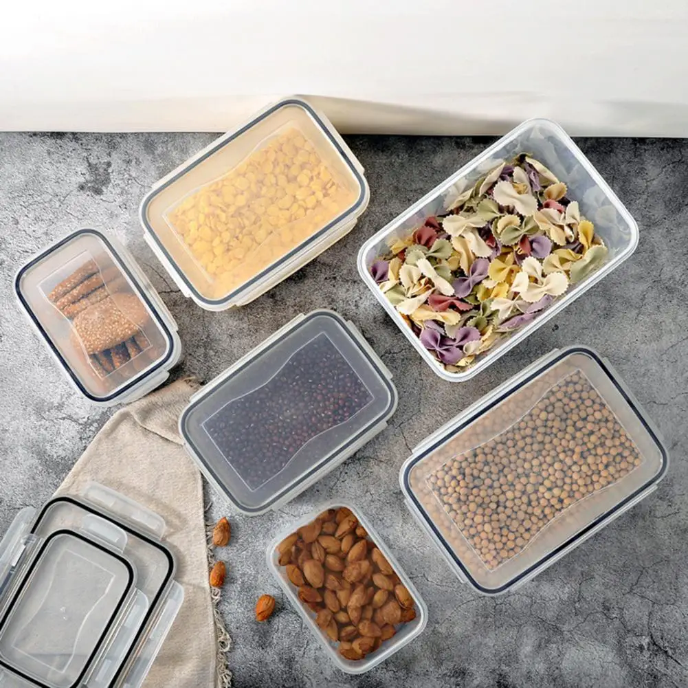 

Seasoning Storage Box Food-grade Storage Containers Capacity Airtight Food Storage Box Multi-functional Container for Kitchen