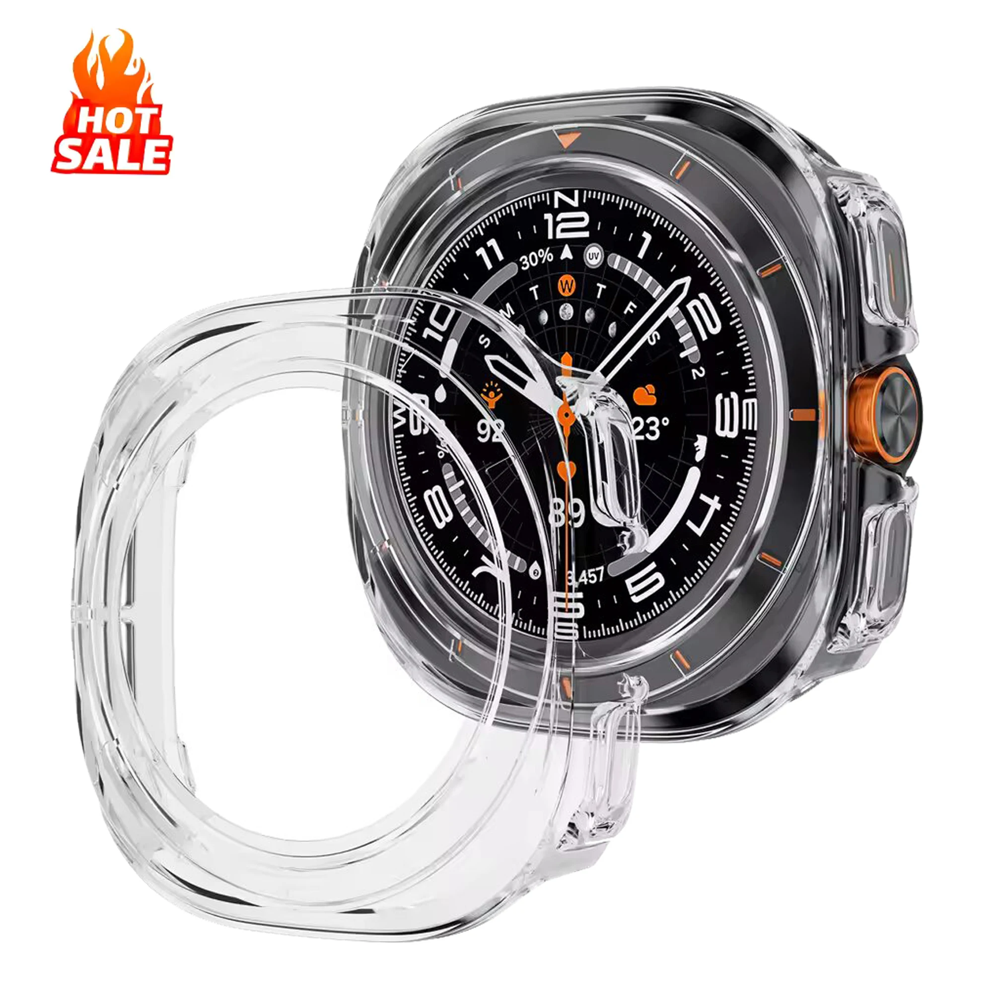 Premium Hollow Frame Protective Bumper Case for Smartwatch - Ultra Durable Cover