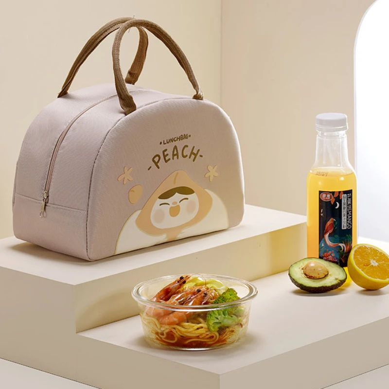 Insulated Lunch Bag, Refrigerated Bag, Portable Lunch Box, Bento Tote Bag, Food Picnic Bag, Food Insulation Bag