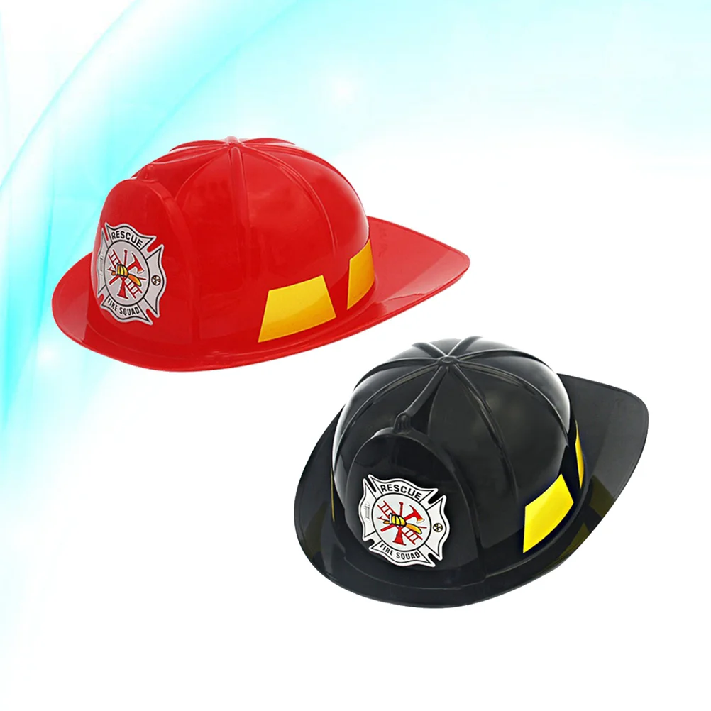 

2 Pcs Pretend Role Play Hat Toy Toys Puzzle Educational Construction Creative Children Kids Simulation Safety Childrens
