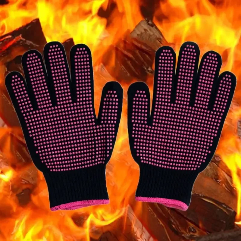Heat Resistant Non-Slip Silicone BBQ & Oven Gloves