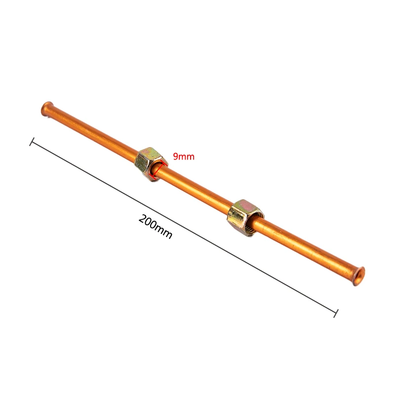 1PC High Quality G1/8 200mm Hex Nut Air Compressor Copper Exhaust Tube Replacement Hex Nut Copper Air Pipe Oil Pump Parts