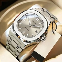 Nouveau 2025 montre automatique pour hommes lumineux homme montres bracelet en acier étanche montres hommes marque de luxe montre 1