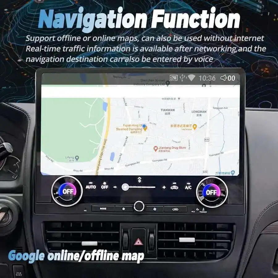 16.8" For Lexus Gx470 For Toyota Prado 120 2002-2009 Android 14 Car Radio Touch