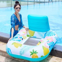 Pool Lounge Float Inflatable Pool Floats Ergonomic Pool Float Lounger Comfortable Water Floating Recliner for Pool Beach 2