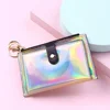 Fashion New Laser Women Wallets Fashion Keychain Zipper Coin Purse Mini Small Money Bag Credit Card Holder 1
