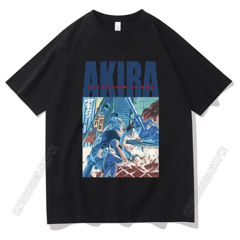 Chemise noire point unique AKIRA 1988 anime années 80 dessin animé