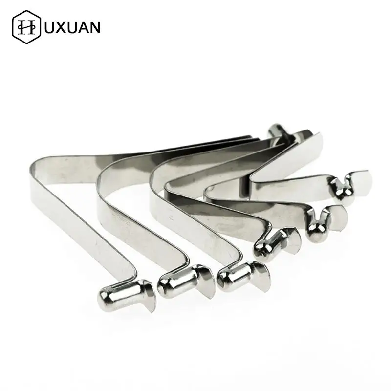 

10Pcs V-shaped Spring Buckle 6mm Spring Buckle Steel Sheet Vertical Spring Sheet V-shaped Positioning Spring Sheet