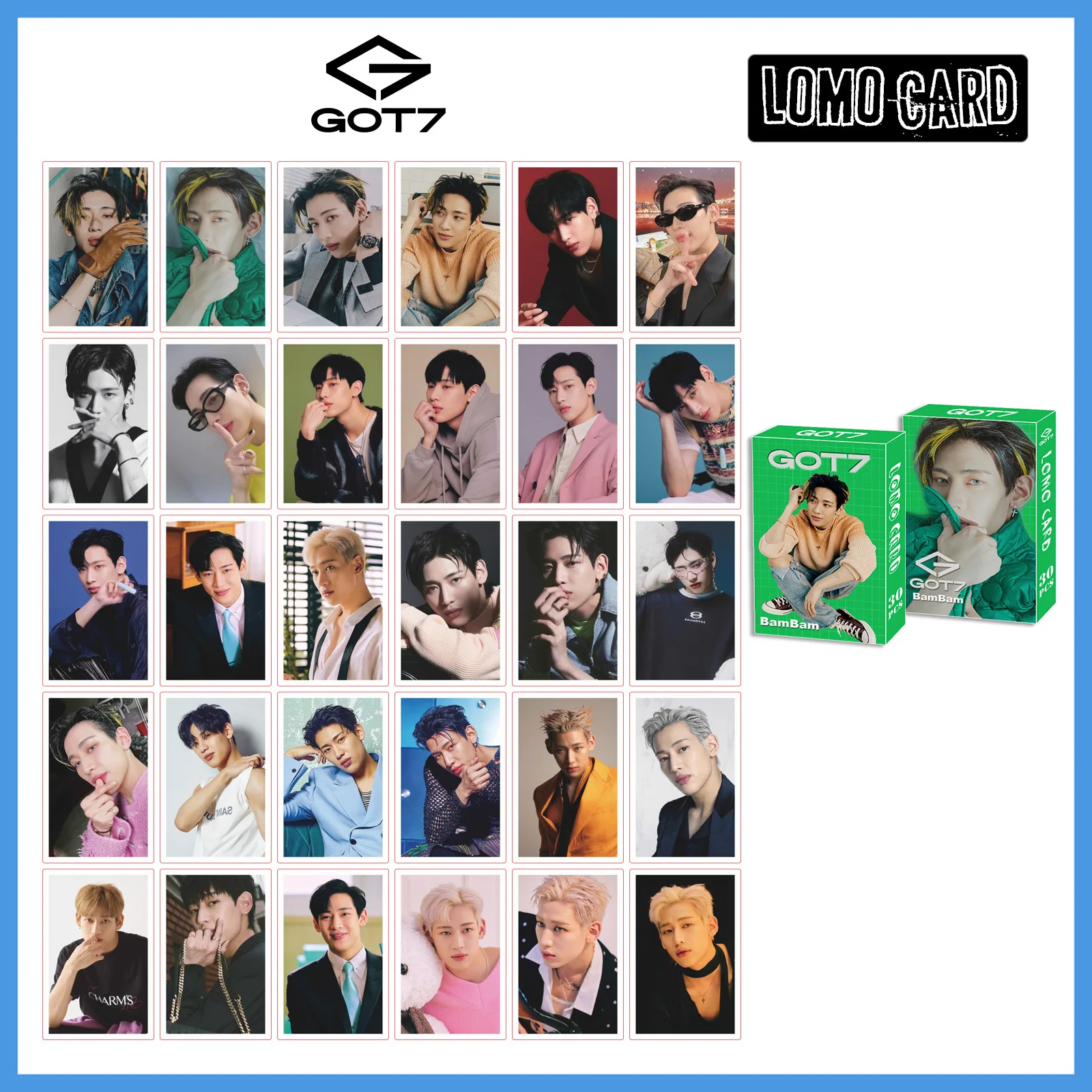 KPOP GOT7 новый альбом Джексон Коллекция LOMO Фотокарточка (art.: 3920c5a87f1da) - 3920c5a87f1da