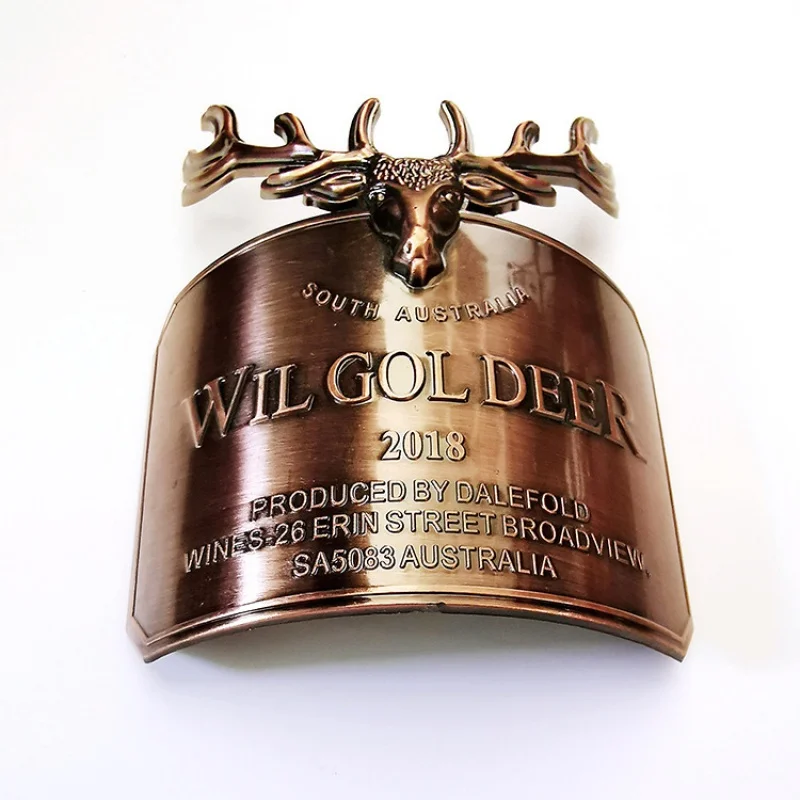 

Custom Metal label perfume bottle arc label product LOGO high light label silk screen stamped aluminum oxide nameplate
