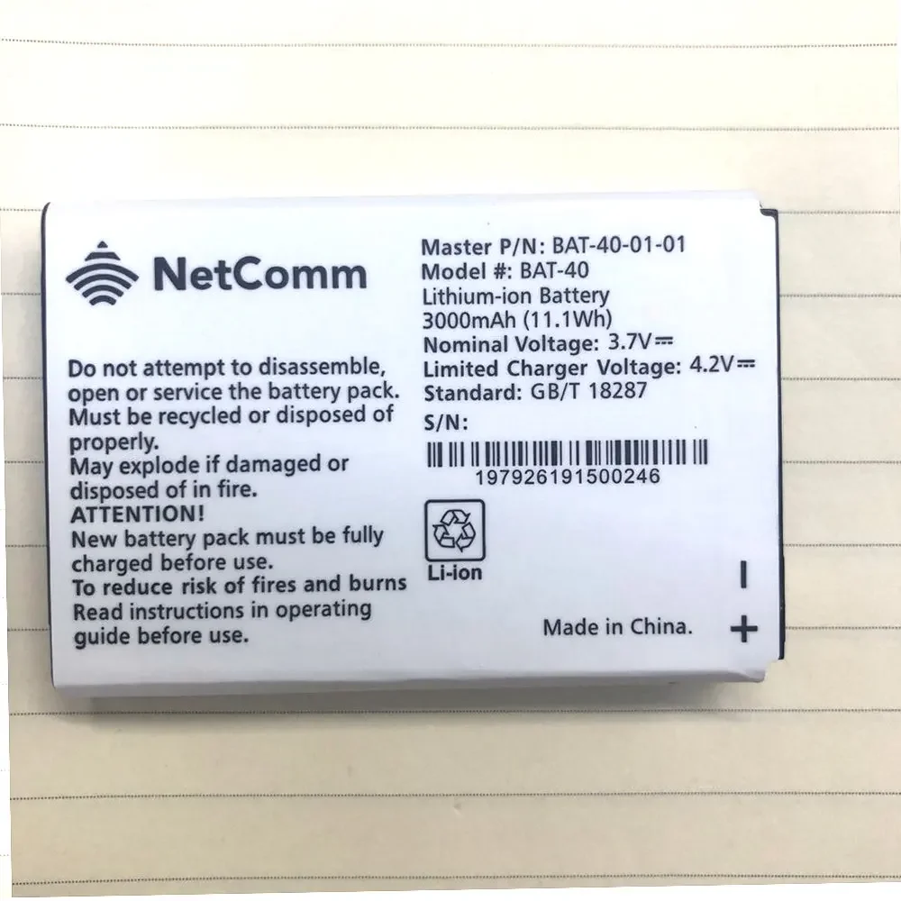 

Аккумуляторы для мобильного телефона NetComm BAT-40 BAT-40 40 BAT-40-01-01, 3,7 в, 3000 мАч, с инструментом