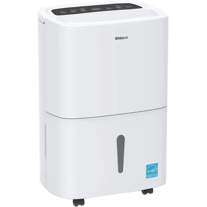 

Shinco 150 Pints Energy Star Dehumidifier with Pump，Room up to 7,000 Sq.Ft with Auto or Manual Drainage, Quietly Remove Moisture