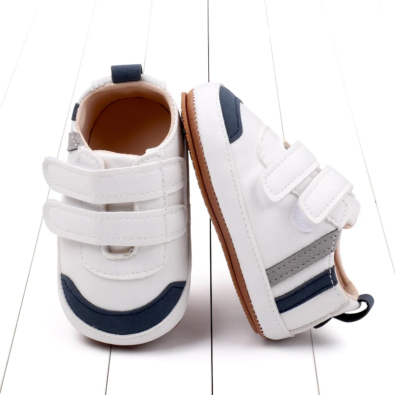 Baby Shoes Soft PU PVC High Quality Anti-slip Sole Newborn Toddler Prewalking Sneaker Spring and Autumn Style 2024 New  BXC3223 5